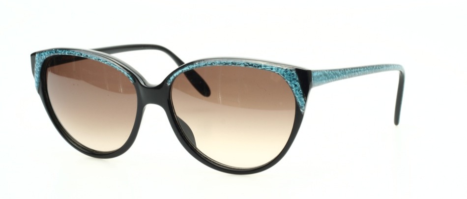 Playgirl 50. Schwarz/ blauer Glitter 135
